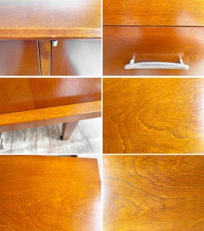 パシフィックファニチャーサービス PACIFIC FURNITURE SERVICE HD CABINET L サイドボード バーチ材 W149cm P.F.S. ミッドセンチュリー ♪