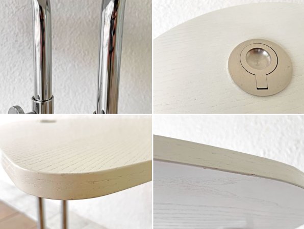 テクタ TECTA サイドテーブル K22 SIDE TABLE アッシュ材 ホワイト アレキサンダーカルダー ドイツ バウハウス ACTUS 取扱 ◇