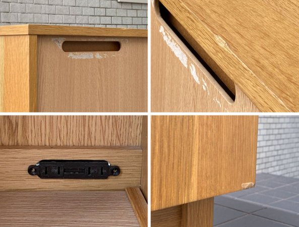 ウニコ unico シグネ SIGNE キャビネット キッチンカウンター キャビネット サイドボード オーク材 ナチュラル 北欧スタイル ■