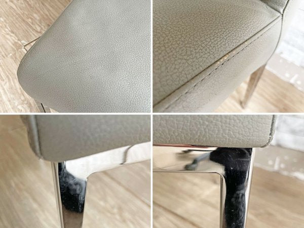 カリガリス Calligaris アムステルダム Amsterdam アプホルスター ダイニングチェア 2脚セット B ●