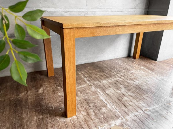 カーフ Karf トランク Trunk ダイニングテーブル オーク材 無垢材 オイル仕上げ ナチュラル 定価:143,000円 ♪