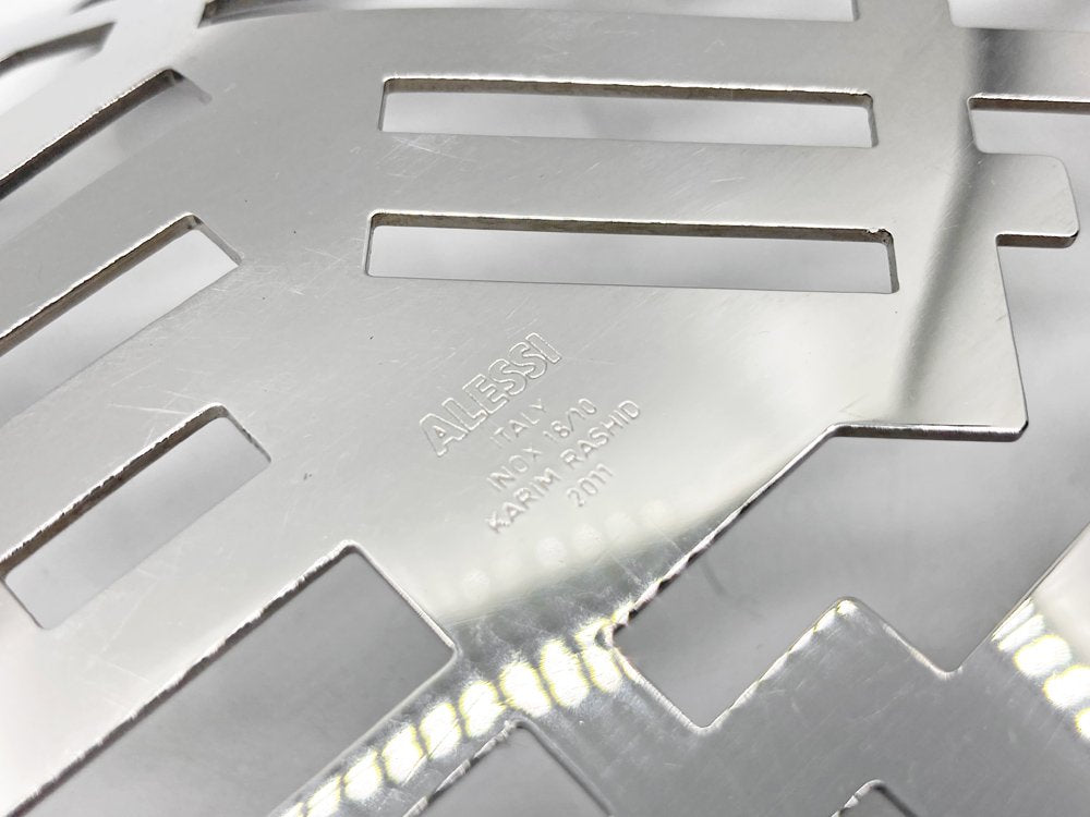 アレッシィ ALESSI ヘルライザー Hellraiser フルーツホルダー シルバー ステンレススチール カリム・ラシッド Karim Rashid イタリア ●