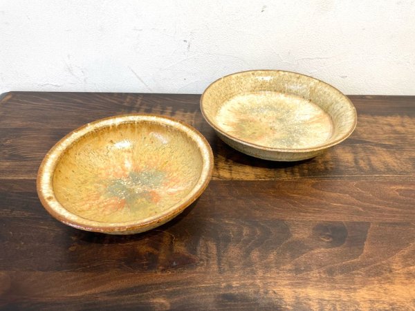 宮城陶器 リム皿 中鉢 盛付皿 やちむん 沖縄 宮城正幸 正規品 ★
