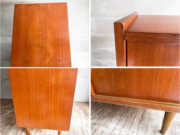 Krinth Mobelfabrik カップボード ライティングビューロー ハロルド ニールセン ハイキャビネット デンマーク ビンテージ ロイズアンティークス取扱い 鍵付き ♪