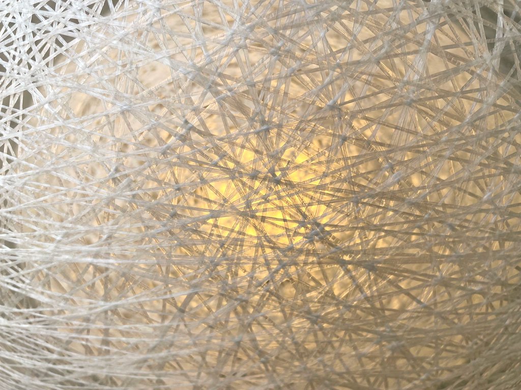 ヤマギワ YAMAGIWA マユハナ MAYUHANA II フロアランプ 伊東豊雄 二重 グラスファイバー 樹脂 アルミ フットスイッチ H170 ホワイト S7154 定価¥117,810- ■