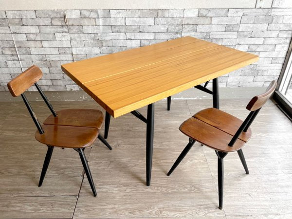 アルテック Artek ピルッカ テーブル pirkka table ダイニングテーブル パイン材 イルマリ・タピオヴァーラ W120 フィンランド 北欧家具 名作 定価¥224,400- ●