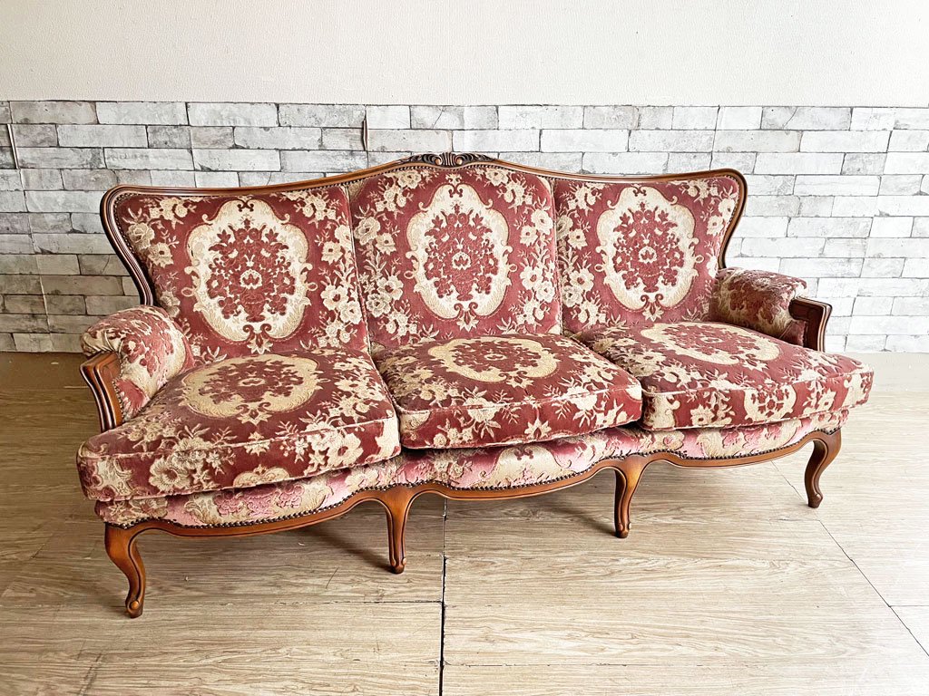 カリモク karimoku ドマーニ domani ルイXV Louis XV 3人掛け