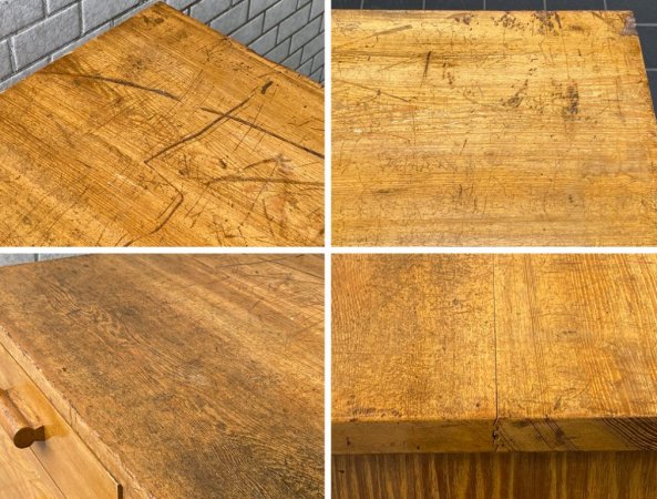 USビンテージ US Vintage アメリカ陸軍需品科 USA QMC 5ドロワーズ チェスト 無垢材 米軍家具 ミリタリー ■