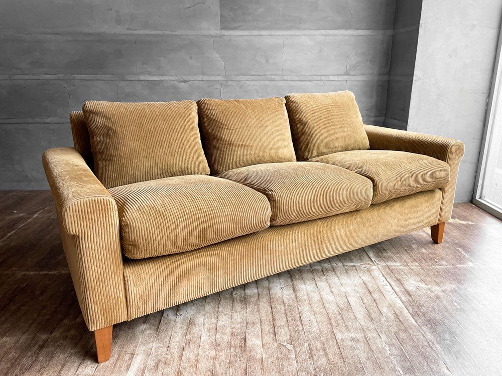 トラックファニチャー TRUCK FURNITURE FKソファ トリム FK SOFA TRIM 3P F-21 グリーン コーデュロイ –  TOKYO RECYCLE imption