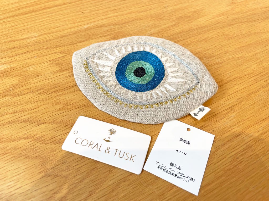コーラルアンドタスク CORAL&TUSK イーヴルアイ ポーチ Evil eye Purch 邪眼 ニューヨーク アッシュペー取扱 未使用品 ★