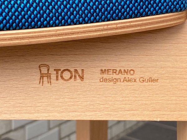 トン TON メラーノ Merano ダイニングチェア スタッキングチェア CY060A ビーチ材 クッション仕様 Alex Gufler D ■