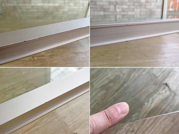 チーム・バイ・ヴェリス Team by Wellis ルームリビング ガラストップ コーヒーテーブル ローテーブル スクエア W120cm Cassina ixc.取扱 参考定価24万円 ●