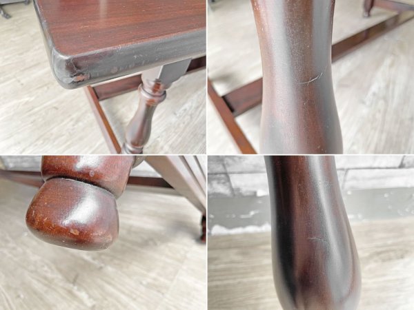 松本民芸家具 F型食卓 ダイニングテーブル ミズメザクラ 無垢材 参考価格¥368,500- ●