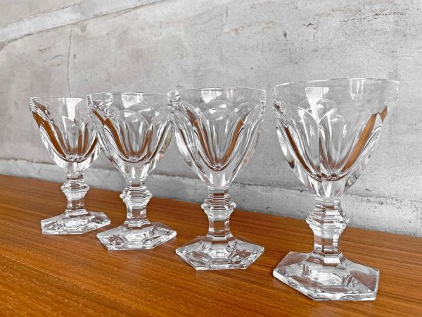 バカラ Baccarat アルクール Harcourt ワイングラス クリスタルガラス フランス 13.5cm D♪