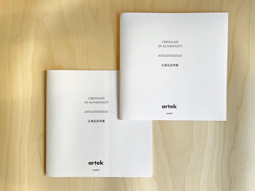 アルテック artek ドムスチェア Domus バーチ材 ダイニングチェア 2脚セット イルマリ・タピオヴァーラ スタッキングチェア 定価¥198,000- ●