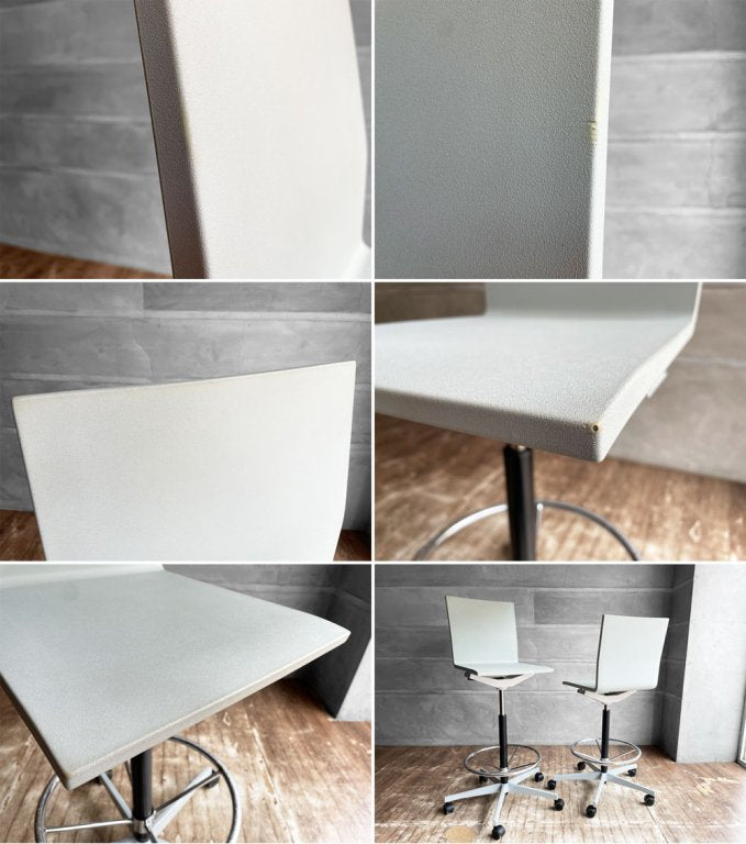 ヴィトラ Vitra 04 Counter ゼロフォー カウンター ハイチェア オフィスチェア カウンターチェア グレー 廃番色 定価¥158,400- B ♪