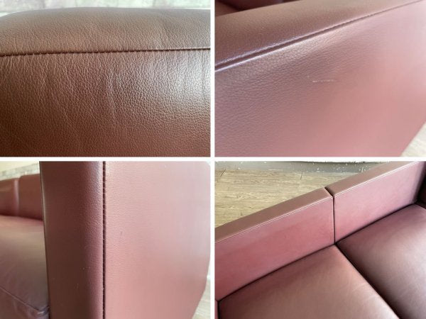 ノル Knoll チャールズフィスターコレクション Charles Pfister Collection スリーシートソファ フルレザー 本革 3人掛け 参考価格¥1,859,000~ ●