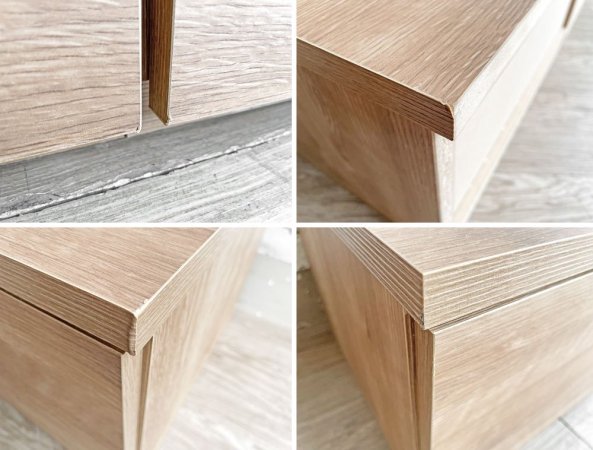 ロウヤ LOWYA テレビ台 AVボード W180cm デッキ収納 抽斗2杯 木目調 シンプルデザイン 国産 定価¥52,900- ●