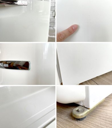 ナショナル National ウィル WiLL FRIDGE mini パーソナルノンフロン冷凍冷蔵庫 フリッジミニ ホワイト 廃番 2002年製 162L オリジナル ノスタルジックデザイン A ●