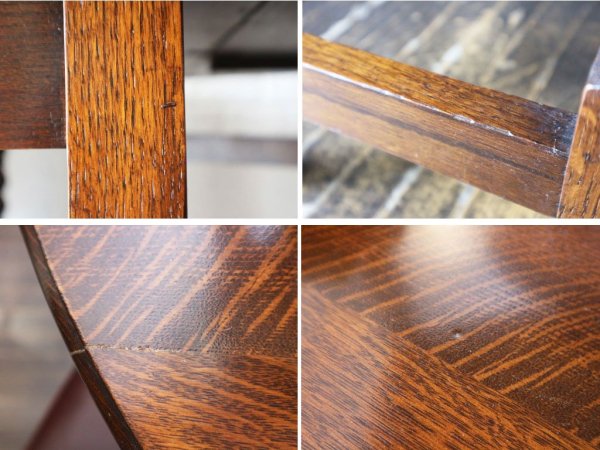 ロイズアンティークス Lloyd's Antiques 英国アンティーク ゲートレッグテーブル オーク材 ツイストレッグ UK ビンテージ イギリス ◎