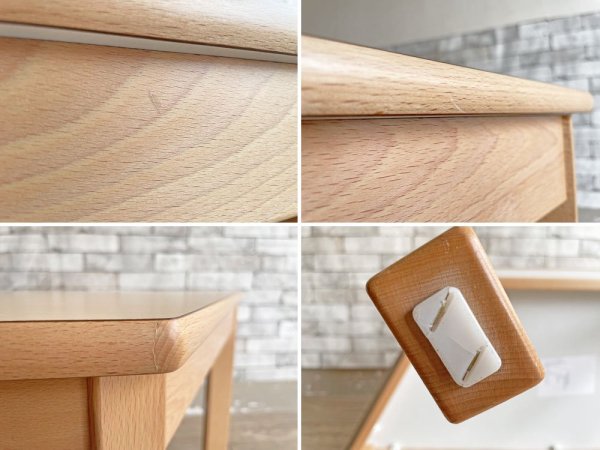 ベカ BEKA システムテーブル 台形 ブナ材 ナチュラル W120cm キッズテーブル ドイツ ボーネルンド BorneLund 取扱 定価¥77,000- ●