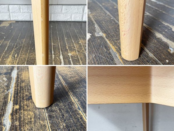 天童木工 Tendo T-0281NA ダイニングテーブル スクエア 水之江忠臣 ナラ材 ジャパニーズモダン ◎