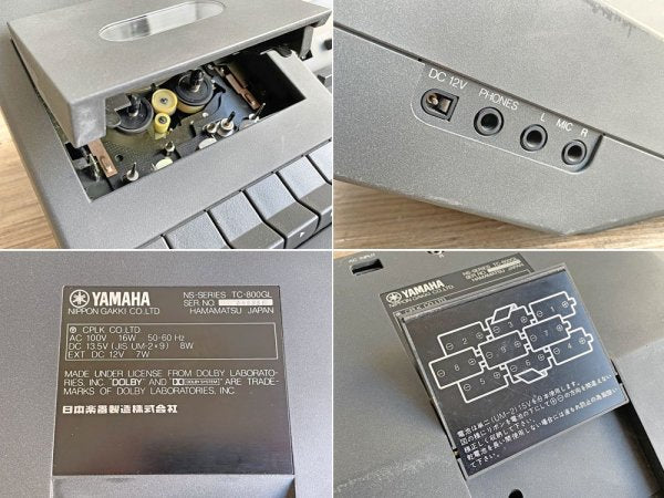 ヤマハ YAMAHA TC-800GL カセットデッキ マリオ・ベリーニ 1976年販売モデル 当時定価¥75,000- ジャンク品 現状品 ●
