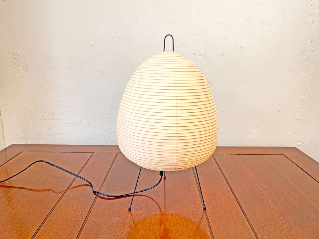 イサムノグチ ISAMU NOGUCHI アカリ AKARI スタンドライト テーブルランプ 1A 和紙 プルスイッチ 定価 19800円 ...