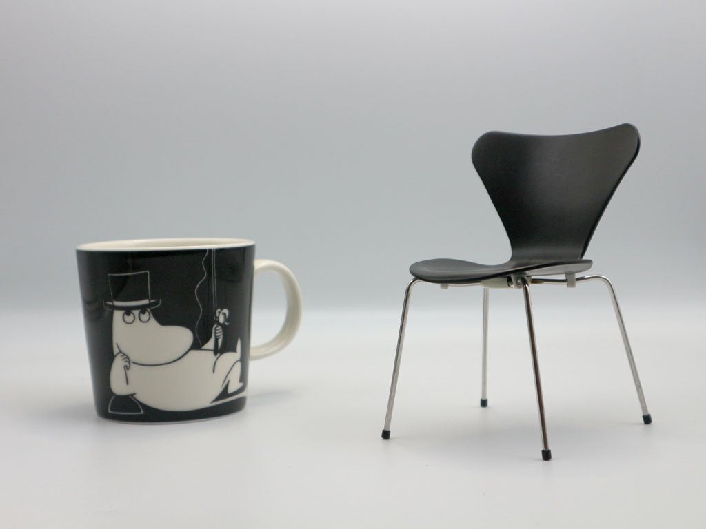 1:6 Design セブンチェア SEVEN CHAIR ミニチュア オブジェ 置物 インテリア 1/6スケール アルネ・ヤコブセン Arne Jacobsen 北欧雑貨 デンマーク ◎
