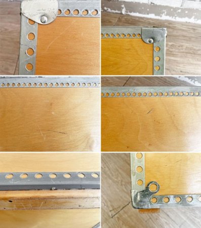 スウェーデンビンテージ Swedish Vintage 収納ボックス プライウッド スウェーデン軍 ミリタリー ジャーナルスタンダードファニチャー購入 J.S.F ●