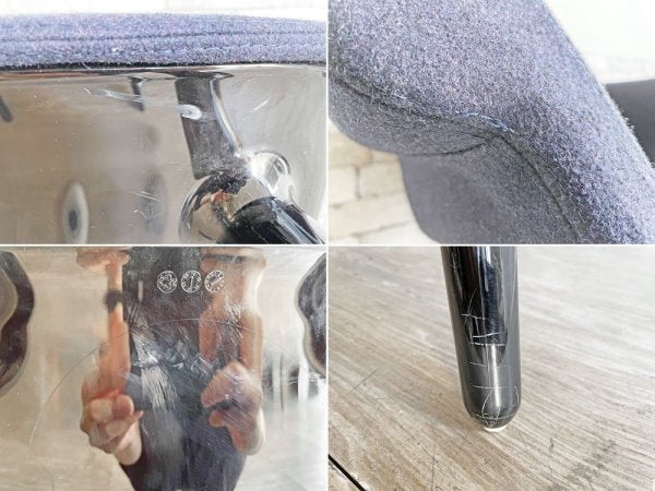 マジス MAGIS サイボーグロード CYBORG LORD ダイニングチェア マルセル・ワンダース MARCEL WANDERS ネイビー ファブリック 廃番カラー 定価¥233,200- E ●