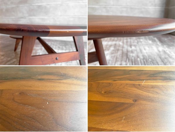 シギヤマ家具 SHIGIYAMA グリーンホームスタイル GREEN home style ユズ センターテーブル ビー YUZU CENTER TABLE B ウォールナット材 岩倉榮利 ♪