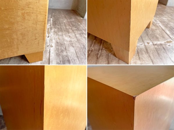 イデー IDEE ウェーブ トール チェスト メープル ナチュラル WAVE TALL CHEST Maple 8杯 定価 ¥266,200- ♪