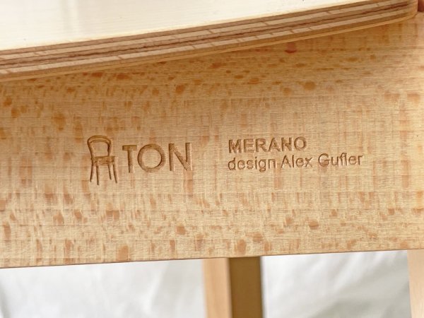 トン TON メラーノ Merano ダイニングチェア スタッキングチェア CY058A ビーチ材 ナチュラル Alex Gufler N ◇