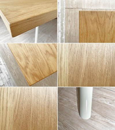 ヴィトラ vitra イーエムテーブル EM Table ダイニングテーブル オーク材 エクリュカラー W180? ジャン・プルーヴェ Jean Prouve 定価492,800円 ●