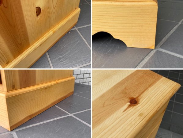 ウッドハウスコッド WOOD HOUSE COD ミニチェスト パイン無垢材 3段 英国カントリースタイル ■