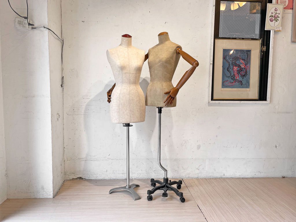 東京キイヤ Tokyo KIIYA ドレスフォーム DRESSFORM レディース トルソー ボディ アーム付 店舗什器 ★