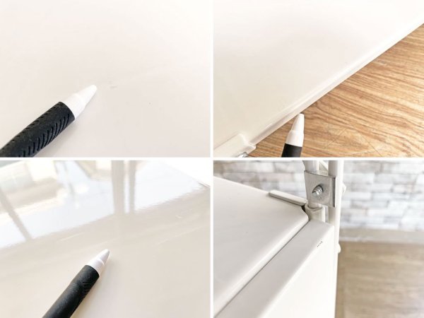 無印良品 MUJI スチールユニットシェルフ オープンシェルフ5段 H175? ホワイト サイドパネル付き 定価¥15,480- ●