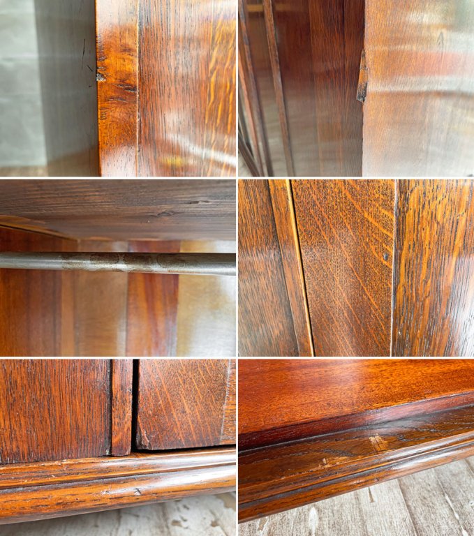 UKビンテージ Vintage ワードローブ キャビネット 鍵付き オーク材 英国アンティーク ロイズアンティークス 取扱い ♪