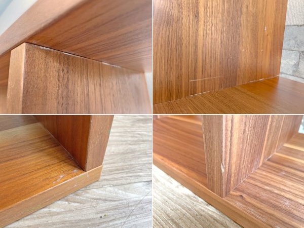 無印良品 MUJI スタッキングシェルフ 4段5列 ウォールナット材 オープンシェルフ ブックシェルフ 本棚 飾り棚 ナチュラルデザイン 定価 ¥64,800- ●