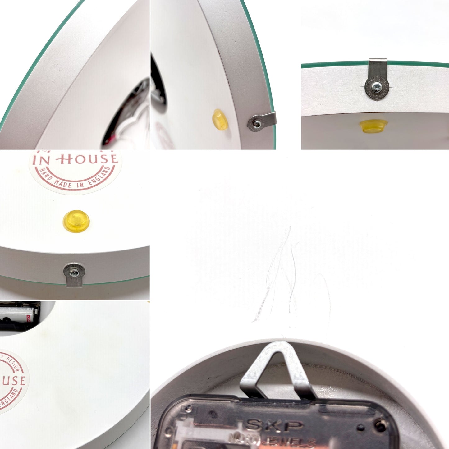 インハウス IN HOUSE ドームクロック Dome Clock M 30cm 掛け時計 イギリス ●