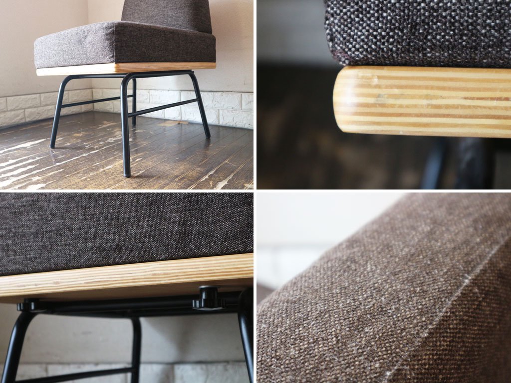 ウニコ unico ファニート FUNEAT ダイニングチェア ソファ 鉄脚 ◎