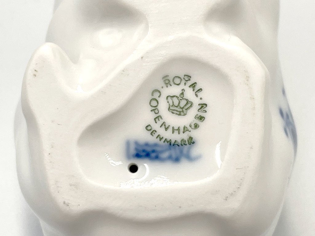 ロイヤルコペンハーゲン Royal Copenhagen ブルーフルーテッド ラビット うさぎ フュギュリン 置物 ウサギ デンマーク 北欧雑貨 ◎