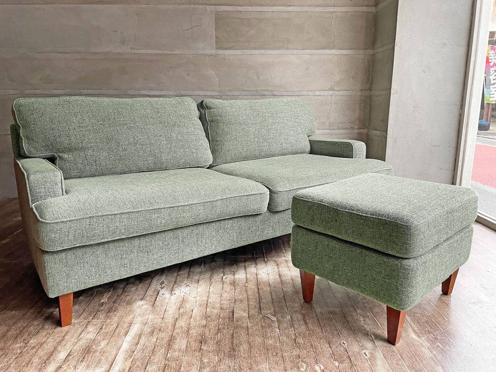 パシフィックファニチャーサービス P.F.S スタンダードB STANDARD B 3Pソファ 3人掛けソファ OR323 ファブリック HL Green グリーン系 参考価格¥309,100-♪