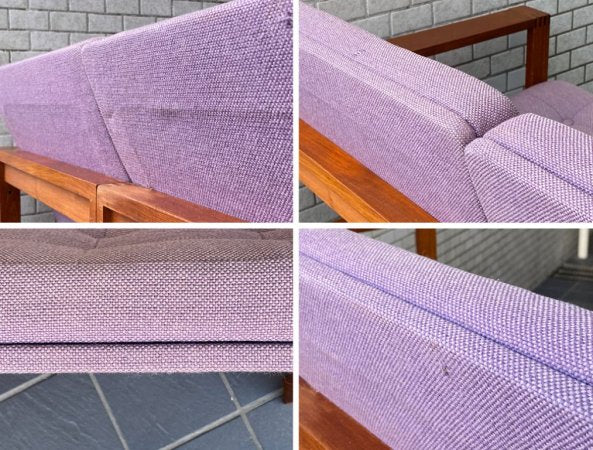 フランス&サン France & Son モジュラインソファ Moduline Sofa 2Pソファ チーク材 オーレ・ゲルロフ・クヌードセン&トーベン・リンド デンマークビンテージ 北欧 ■