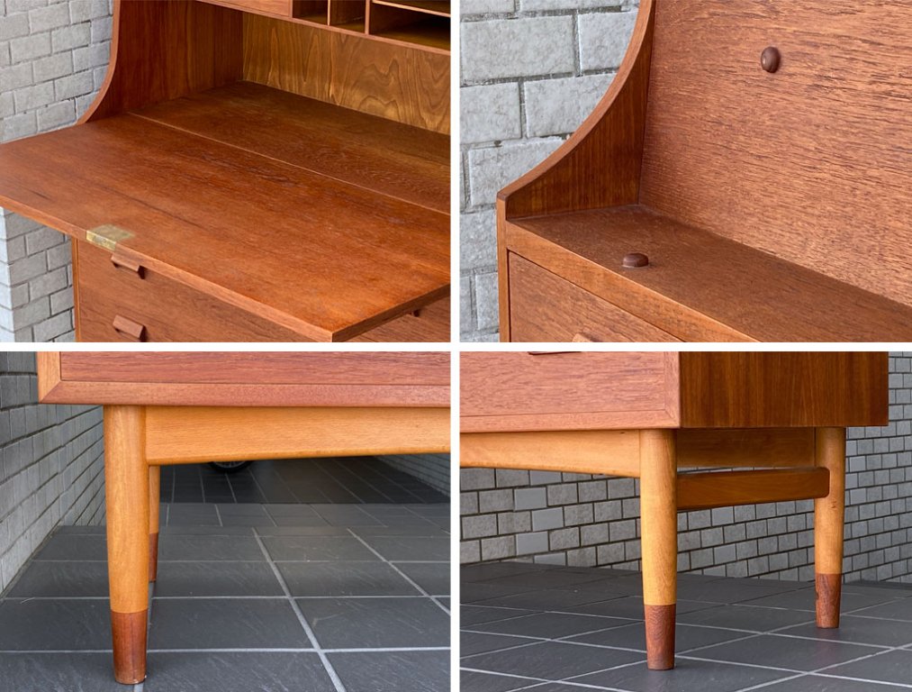 ソボーモブラー Soborg mobler チーク材 ライティングビューロー ボーエ・モーエンセン Borge Mogensen 北欧家具 デンマークビンテージ ■