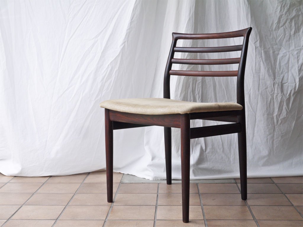 デンマーク製】ビンテージチェア ローズウッド Erling Torvits②