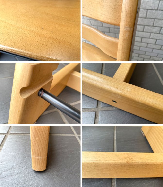 ストッケ STOKKE トリップトラップ TRIPP TRAPP ベビーチェア キッズチェア ナチュラル S/N4~ ノルウェー 北欧家具 ■