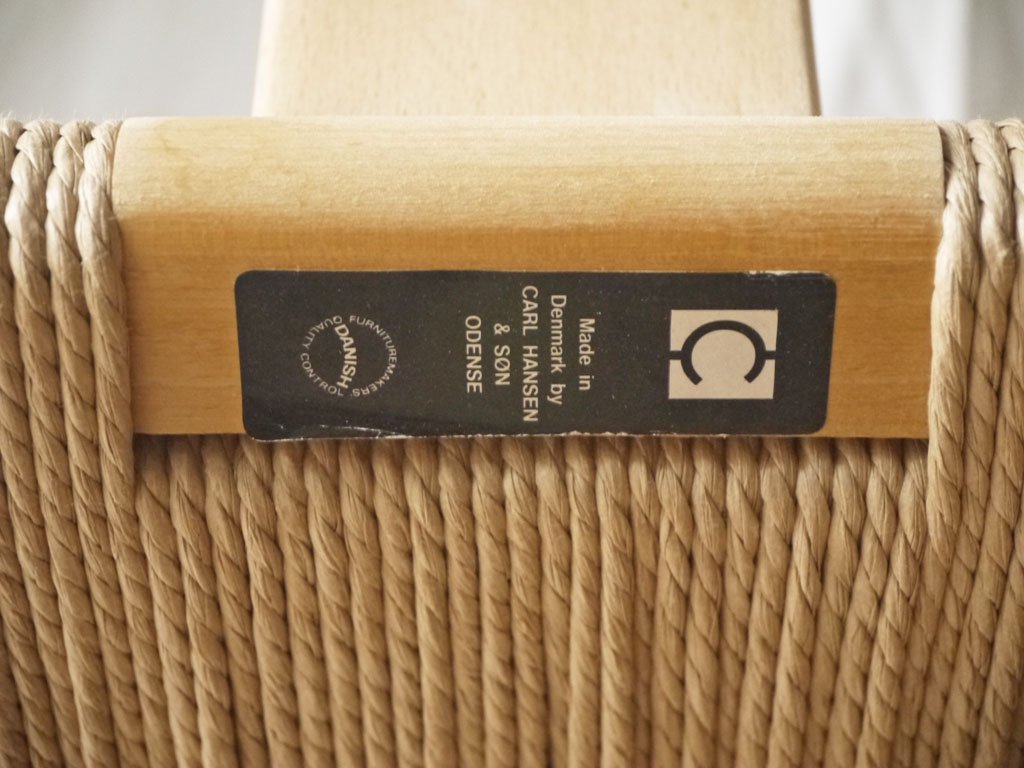 カールハンセン&サン Carl Hansen & son Yチェア CH24 ビーチ材 ハンス・J・ウェグナー ペーパーコード張替済 デンマーク 北欧家具 ◇
