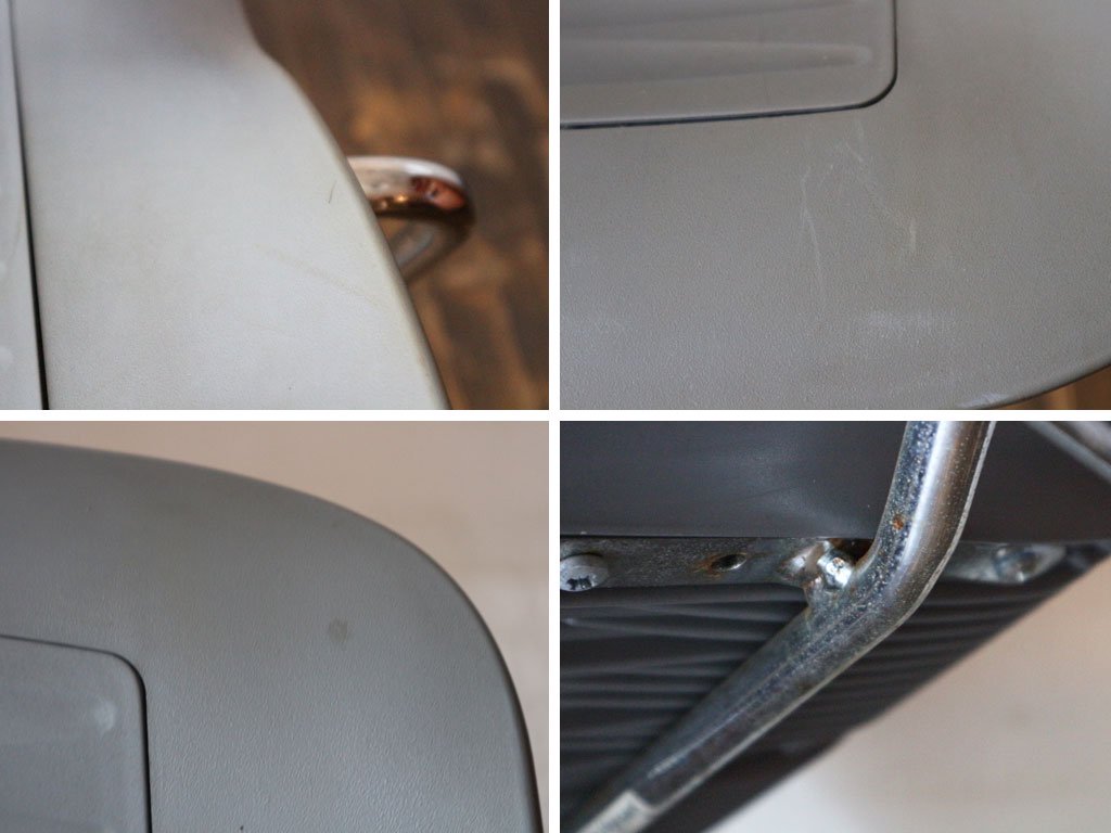 フリッツハンセン Fritz Hansen アンサンブル ENSEMBLE B10 スタッキングチェア ダイニングチェア アームレス グレー アルフレッド・ホーマン Alfred Homann ◎